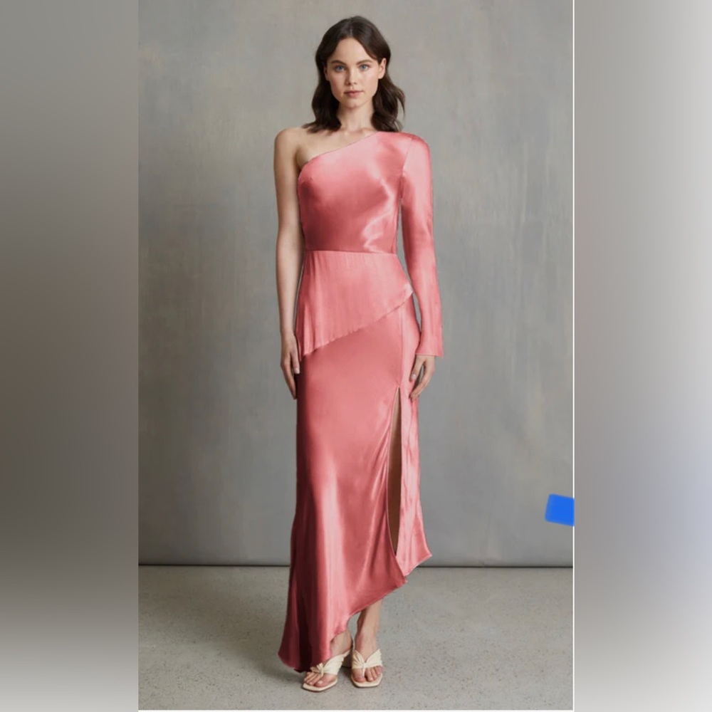 Bec&Bridge Moon Dance Midi Dress in pink